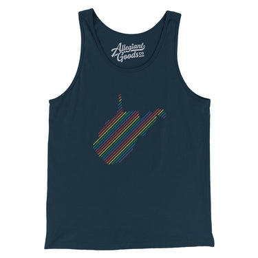 West Virginia Pride State Men/Unisex Tank Top-Allegiant Goods Co. Vintage Sports Apparel