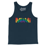 Miami Florida Pride Men/Unisex Tank Top-Allegiant Goods Co. Vintage Sports Apparel