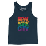 New York City Pride Men/Unisex Tank Top-Allegiant Goods Co. Vintage Sports Apparel