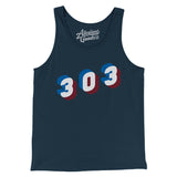 Denver 303 Area Code Men/Unisex Tank Top-Allegiant Goods Co. Vintage Sports Apparel