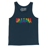 Omaha Nebraska Pride Men/Unisex Tank Top-Allegiant Goods Co. Vintage Sports Apparel