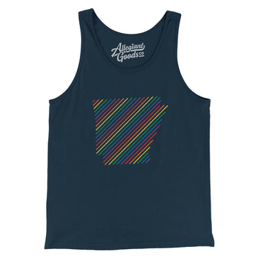 Arkansas Pride State Men/Unisex Tank Top-Allegiant Goods Co. Vintage Sports Apparel