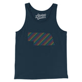 Nebraska Pride State Men/Unisex Tank Top-Allegiant Goods Co. Vintage Sports Apparel