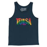 Tulsa Oklahoma Pride Men/Unisex Tank Top-Allegiant Goods Co. Vintage Sports Apparel