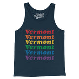 Vermont Pride Men/Unisex Tank Top-Allegiant Goods Co. Vintage Sports Apparel