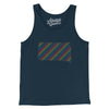 South Dakota Pride State Men/Unisex Tank Top-Navy-Allegiant Goods Co. Vintage Sports Apparel