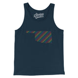 Oklahoma Pride State Men/Unisex Tank Top-Allegiant Goods Co. Vintage Sports Apparel
