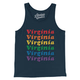 Virginia Pride Men/Unisex Tank Top-Allegiant Goods Co. Vintage Sports Apparel