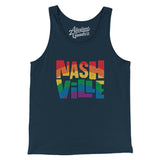 Nashville Tennessee Pride Men/Unisex Tank Top-Allegiant Goods Co. Vintage Sports Apparel
