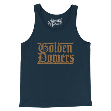 Golden Domers Men/Unisex Tank Top-Allegiant Goods Co. Vintage Sports Apparel