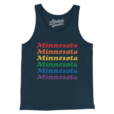 Minnesota Pride Men/Unisex Tank Top-Allegiant Goods Co. Vintage Sports Apparel