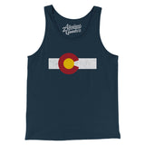 Colorado State Flag Men/Unisex Tank Top-Allegiant Goods Co. Vintage Sports Apparel