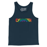 Charleston South Carolina Pride Men/Unisex Tank Top-Allegiant Goods Co. Vintage Sports Apparel