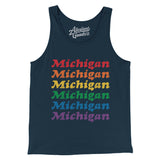 Michigan Pride Men/Unisex Tank Top-Allegiant Goods Co. Vintage Sports Apparel