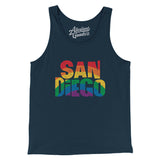 San Diego California Pride Men/Unisex Tank Top-Allegiant Goods Co. Vintage Sports Apparel