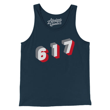 Boston 617 Area Code Men/Unisex Tank Top-Allegiant Goods Co. Vintage Sports Apparel