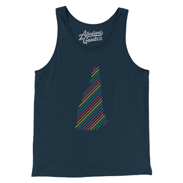 New Hampshire Pride State Men/Unisex Tank Top-Allegiant Goods Co. Vintage Sports Apparel