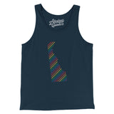 Delaware Pride State Men/Unisex Tank Top-Allegiant Goods Co. Vintage Sports Apparel
