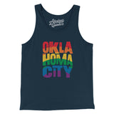 Oklahoma City Oklahoma Pride Men/Unisex Tank Top-Allegiant Goods Co. Vintage Sports Apparel