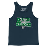Addison & Clark Street Chicago Men/Unisex Tank Top-Allegiant Goods Co. Vintage Sports Apparel