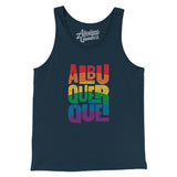 Albuquerque New Mexico Pride Men/Unisex Tank Top-Allegiant Goods Co. Vintage Sports Apparel