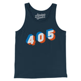 Oklahoma City 405 Area Code Men/Unisex Tank Top-Allegiant Goods Co. Vintage Sports Apparel
