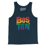 Boston Massachusetts Pride Men/Unisex Tank Top-Allegiant Goods Co. Vintage Sports Apparel