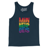 Minneapolis Minnesota Pride Men/Unisex Tank Top-Allegiant Goods Co. Vintage Sports Apparel
