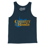 Country Roads Men/Unisex Tank Top-Allegiant Goods Co. Vintage Sports Apparel