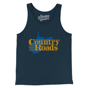 Country Roads Men/Unisex Tank Top-Allegiant Goods Co. Vintage Sports Apparel