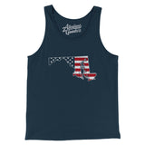 Maryland American Flag Men/Unisex Tank Top-Allegiant Goods Co. Vintage Sports Apparel