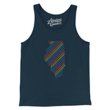 Illinois Pride State Men/Unisex Tank Top-Allegiant Goods Co. Vintage Sports Apparel