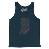Indiana Pride State Men/Unisex Tank Top-Allegiant Goods Co. Vintage Sports Apparel
