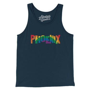 Phoenix Arizona Pride Men/Unisex Tank Top-Allegiant Goods Co. Vintage Sports Apparel