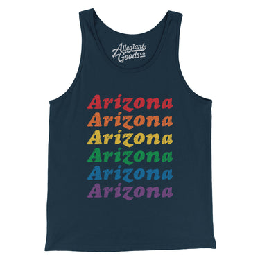 Arizona Pride Men/Unisex Tank Top-Allegiant Goods Co. Vintage Sports Apparel