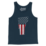 Vermont American Flag Men/Unisex Tank Top-Allegiant Goods Co. Vintage Sports Apparel