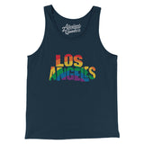 Los Angeles California Pride Men/Unisex Tank Top-Allegiant Goods Co. Vintage Sports Apparel