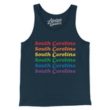 South Carolina Pride Men/Unisex Tank Top-Allegiant Goods Co. Vintage Sports Apparel