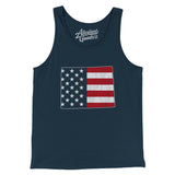 Wyoming American Flag Men/Unisex Tank Top-Allegiant Goods Co. Vintage Sports Apparel