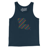 Louisiana Pride State Men/Unisex Tank Top-Allegiant Goods Co. Vintage Sports Apparel