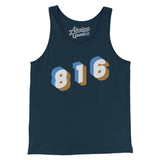 Kansas City 816 Area Code Men/Unisex Tank Top-Allegiant Goods Co. Vintage Sports Apparel