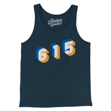 Nashville 615 Area Code Men/Unisex Tank Top-Allegiant Goods Co. Vintage Sports Apparel