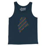 Maine Pride State Men/Unisex Tank Top-Allegiant Goods Co. Vintage Sports Apparel