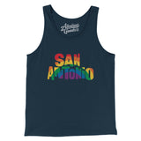 San Antonio Texas Pride Men/Unisex Tank Top-Allegiant Goods Co. Vintage Sports Apparel