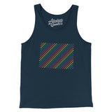 Colorado Pride State Men/Unisex Tank Top-Allegiant Goods Co. Vintage Sports Apparel