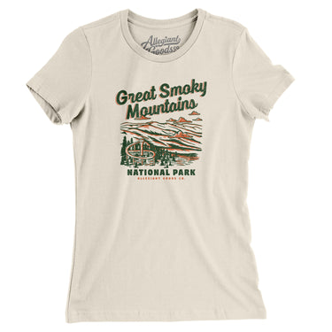 Great Smoky Mountains National Park Women's T-Shirt-Allegiant Goods Co. Vintage Sports Apparel