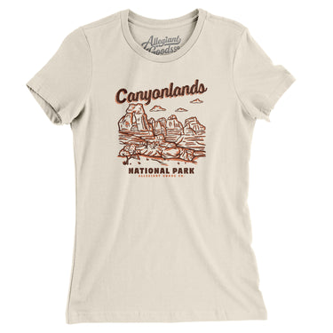 Canyonlands National Park Women's T-Shirt-Allegiant Goods Co. Vintage Sports Apparel
