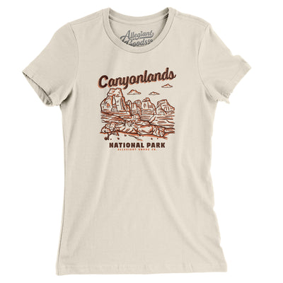 Canyonlands National Park Women's T-Shirt-Soft Cream-Allegiant Goods Co. Vintage Sports Apparel