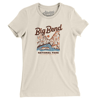 Big Bend National Park Women's T-Shirt-Soft Cream-Allegiant Goods Co. Vintage Sports Apparel