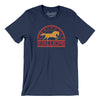 Birmingham Stallions Football Men/Unisex T-Shirt-Navy-Allegiant Goods Co. Vintage Sports Apparel